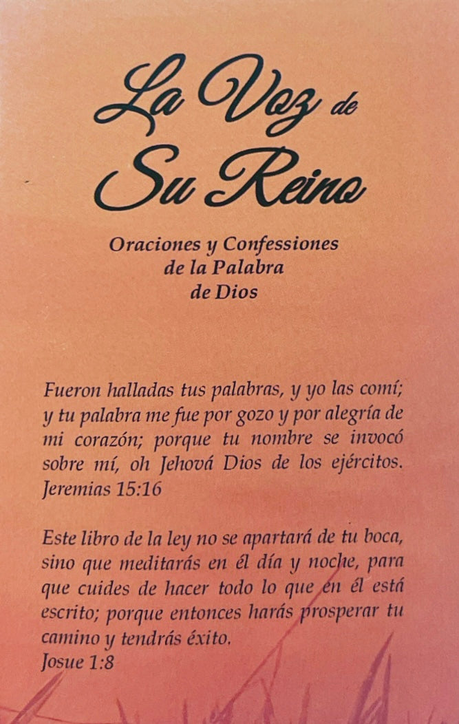 The Voice of His Kingdom | Mini Book (Spanish)